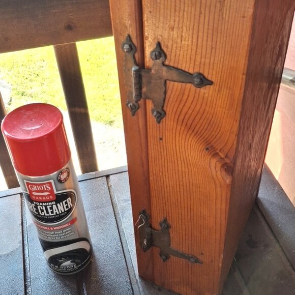 Vtg Dubl Handi Bicentennial Washboard Farmhouse Country Folk Art Wall Cabinet - Picture 4 of 6